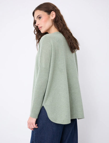 Alicia Cashmere Cardigan - Olive