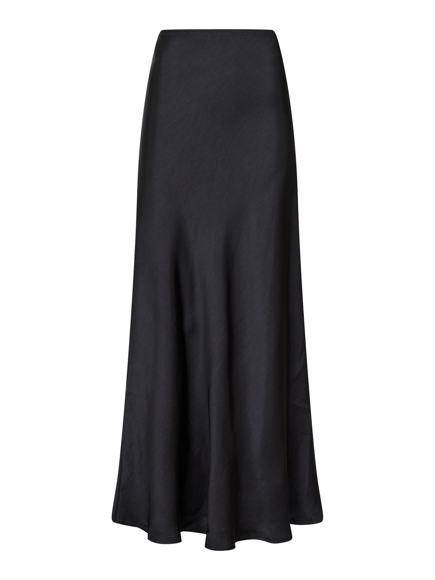 Vicky Heavy Sateen Skirt - Black