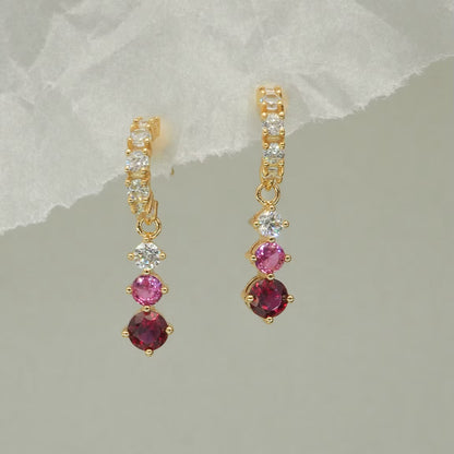 Punk Rain Pink Hoops