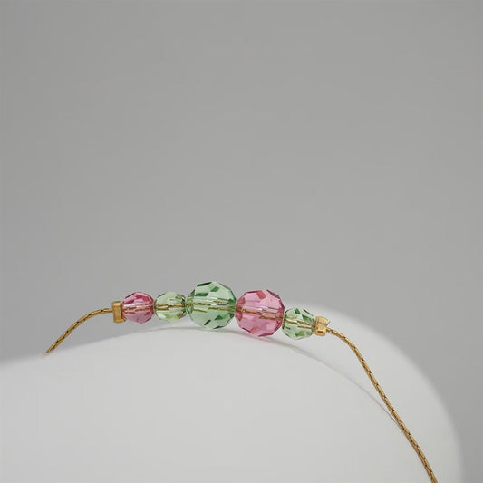 Dainty Cherry Blossom - Pink / Green