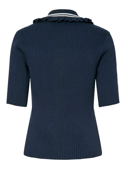 YASPRIMOS KNIT PULLOVER - NAVY
