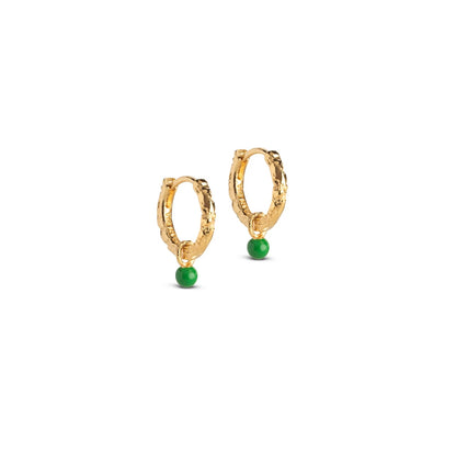 Belle Grass Green Hoops