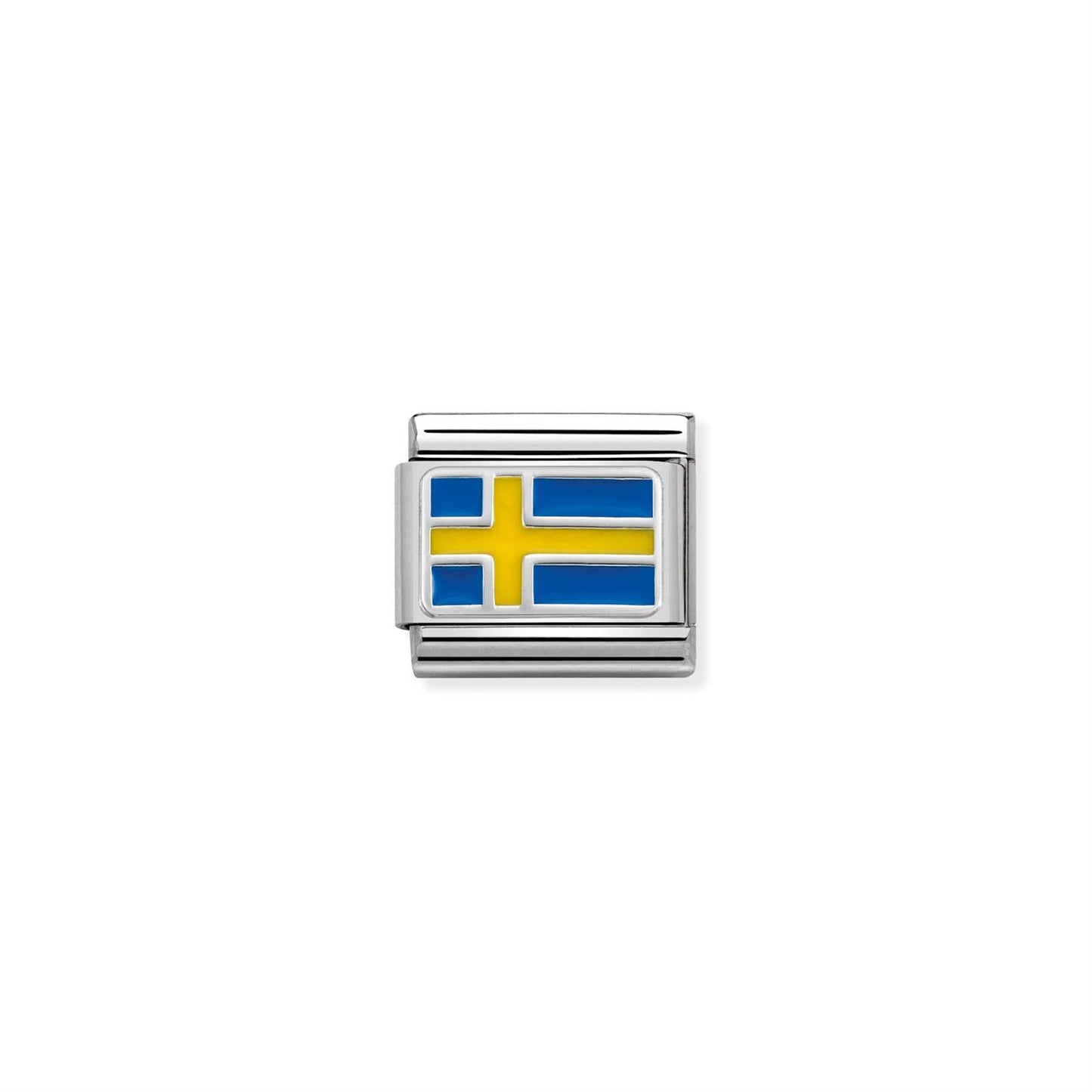 LINK, SWEDEN FLAG SILVER