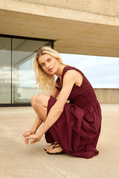 BorgnettePW Dress - Burnt Russet