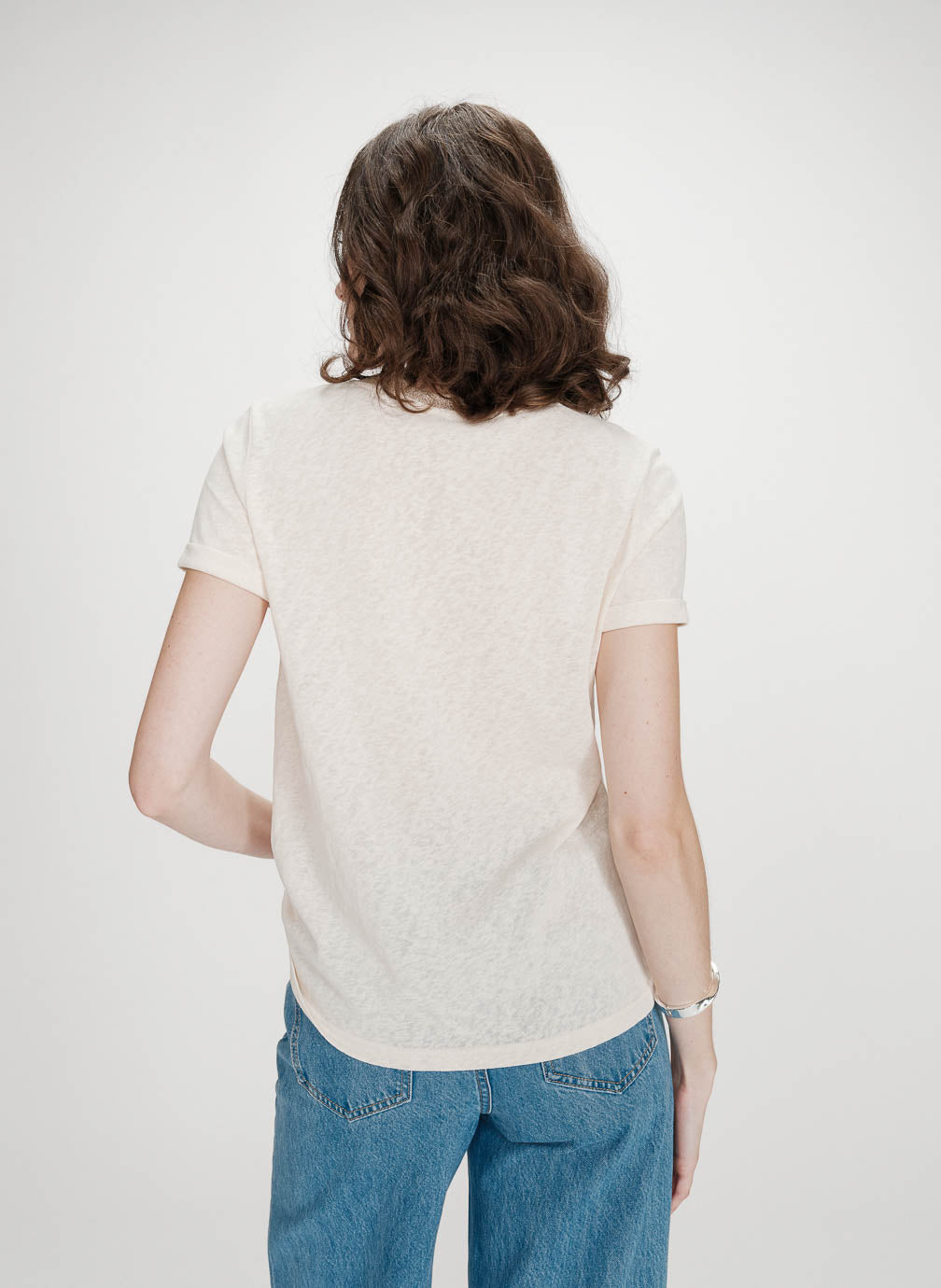 Vasco T-shirt Glitter - Amande