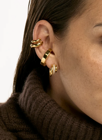 Groove Tripple Sofia Hoop Earrings