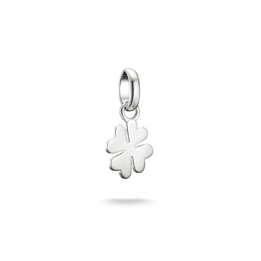 Charm Pendant Lucky Clover Connect Silver