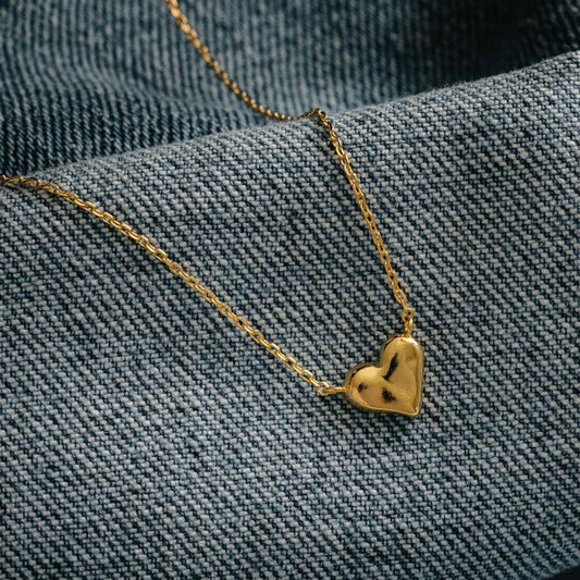 Molten Heart Stationed Necklace