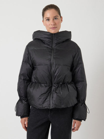 YASPOPPEL DOWN BLEND JACKET - BLACK