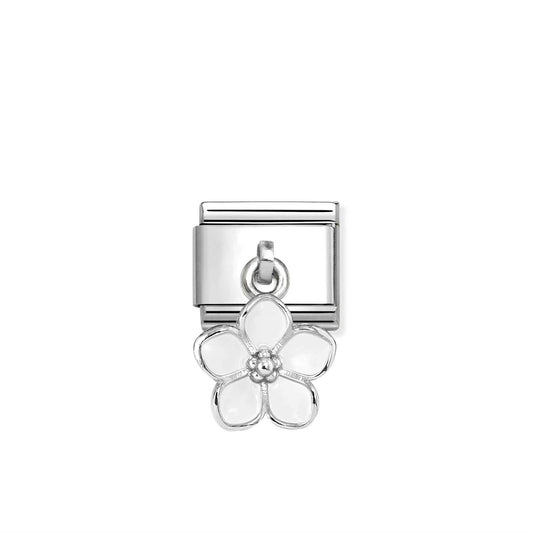 LINK, WHITE FLOWER PENDANT