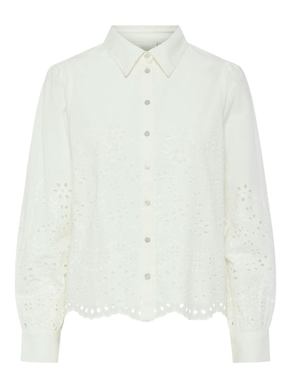 YASLUMA LS SHIRT - STAR WHITE
