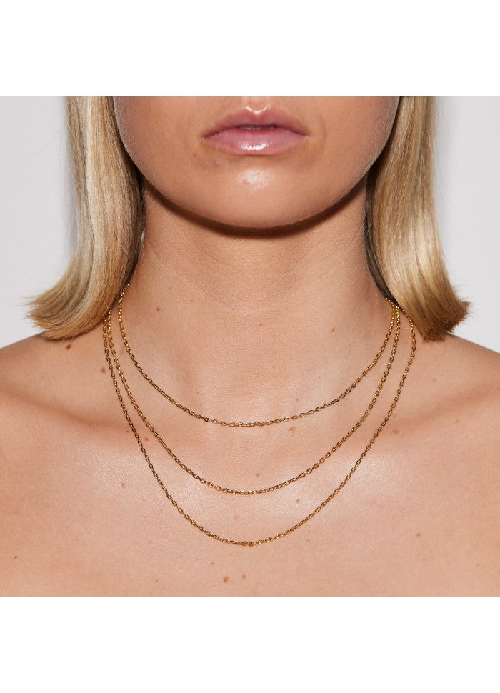 Gold Necklace 50 cm