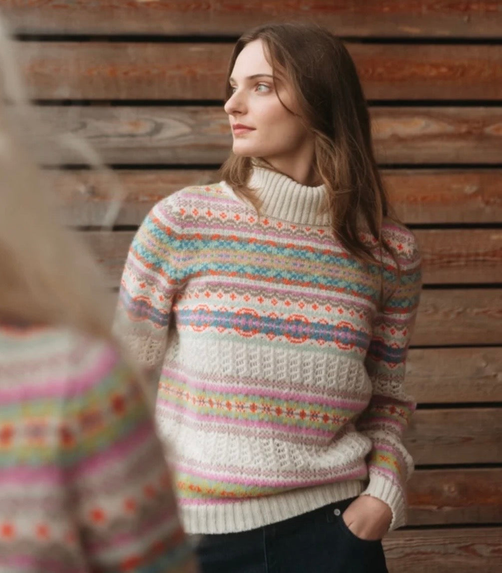 Kinross Cowl Neck Sweater - Melissa
