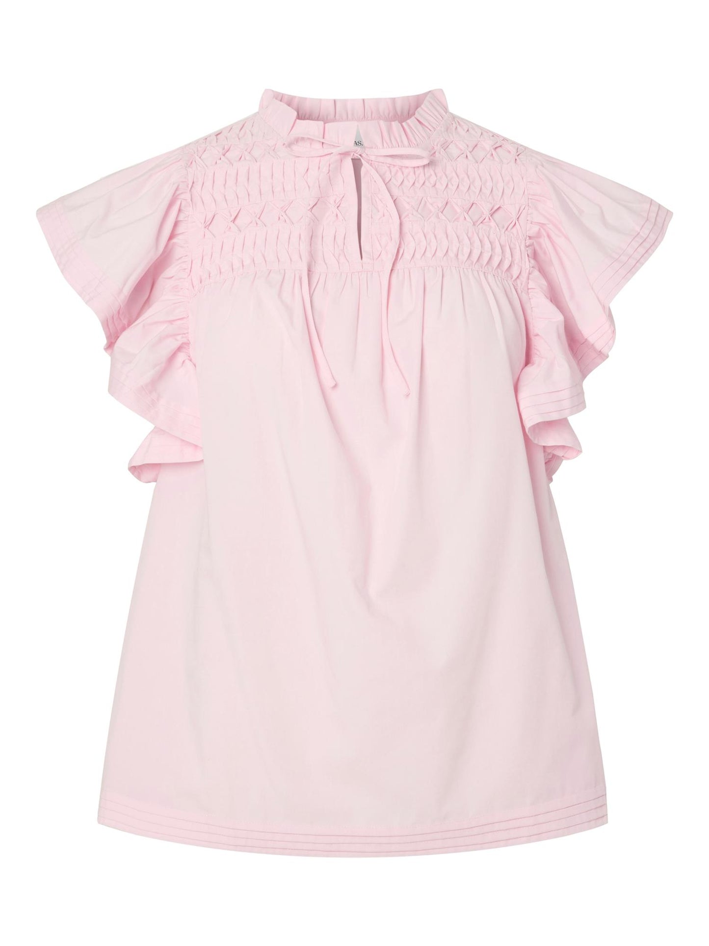 YASLURA SS TIE TOP - PINK LADY