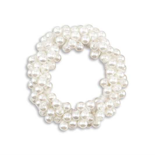 Classic Pearl Elastic - White