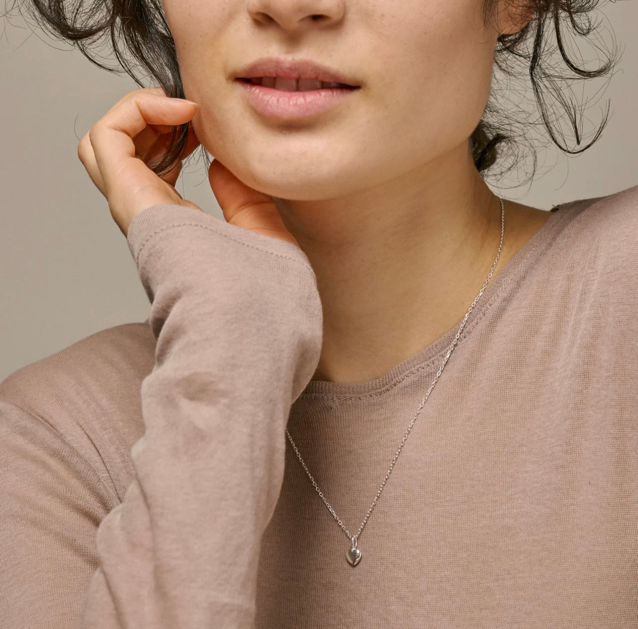 Amore Silver Necklace