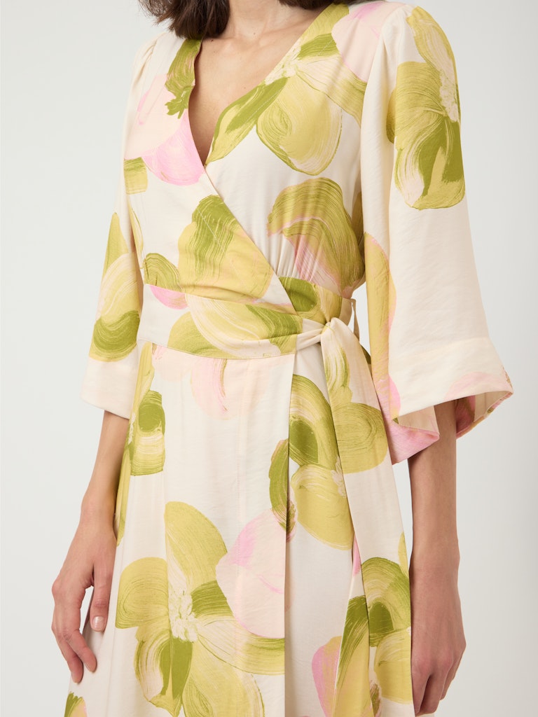 YASMARGA 3/4 WRAP DRESS
