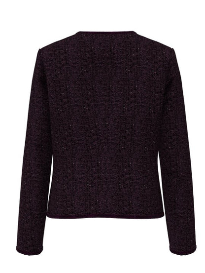 YASSELINA BLAZER JACKET - PLUM PERFECT