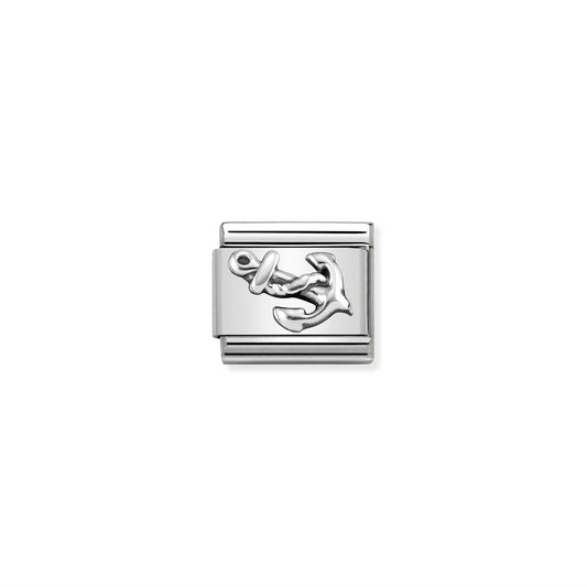 LINK, ANCHOR IN STERLING SILVER