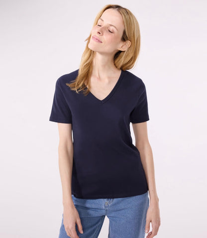 Tee-Shirt V-Neck MC - Navy