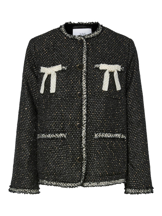 YASUNIDA LS OVERSIZE TWEED JACKET