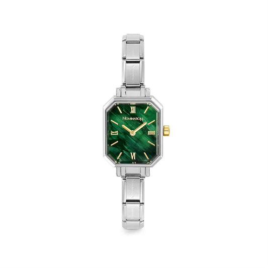 Rectangular Watch - Malachite Green