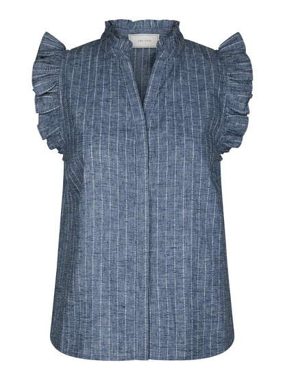 Siona Emb Stripe Top
