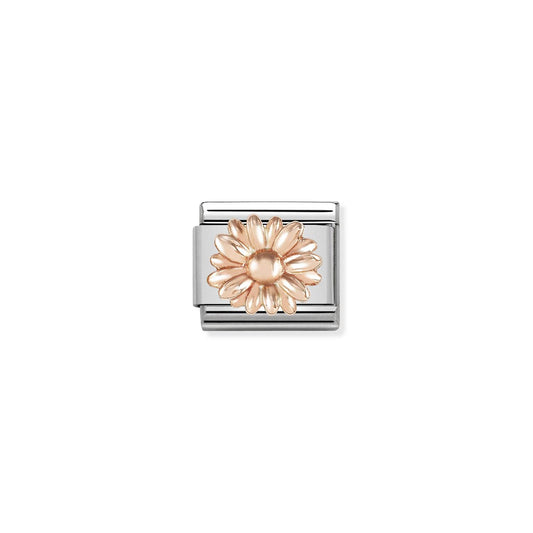 LINK, DAISY SYMBOL IN ROSE GOLD