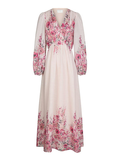 Silfi Flower Print Dress - Rose