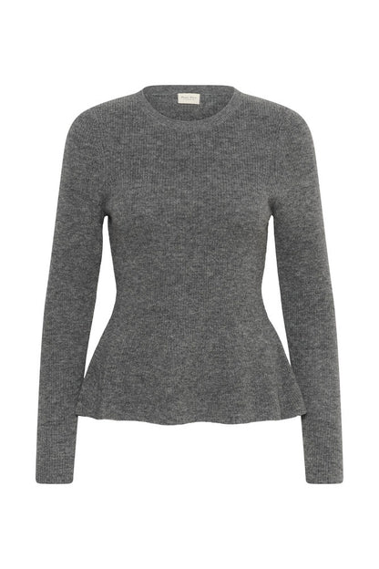 Carina PW Pullover - Medium Grey Melange