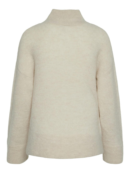 YASNELLIS LS KNIT PULLOVER - BIRCH