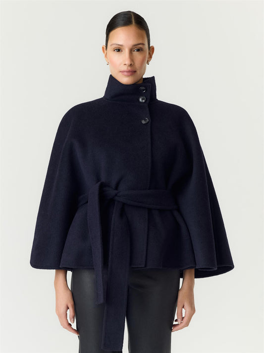 YASALMIO HANDMADE WOOL BLEND JACKET S. - NAVY