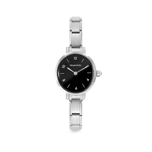 Round Watch - Black