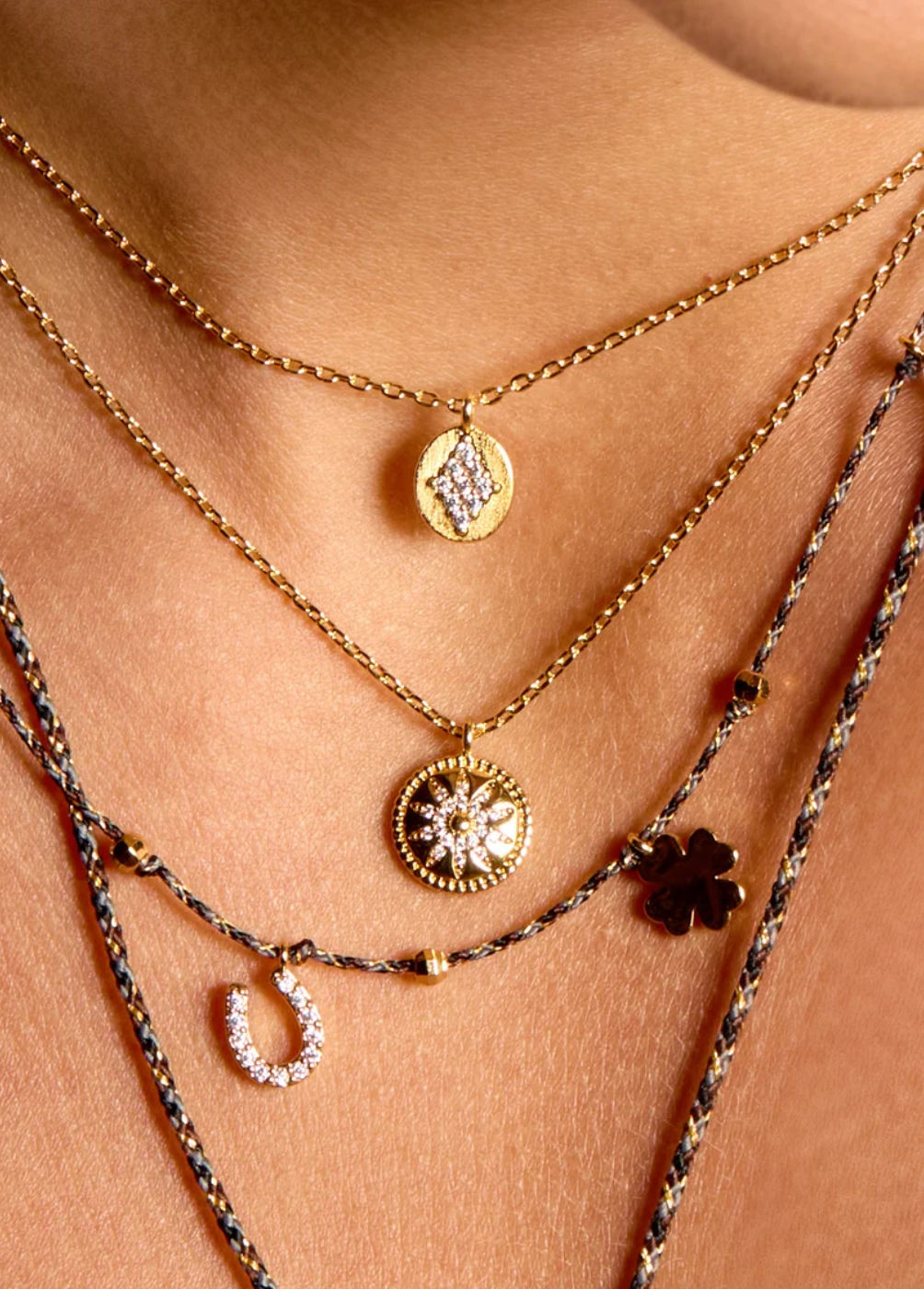 Gold Flower Necklace