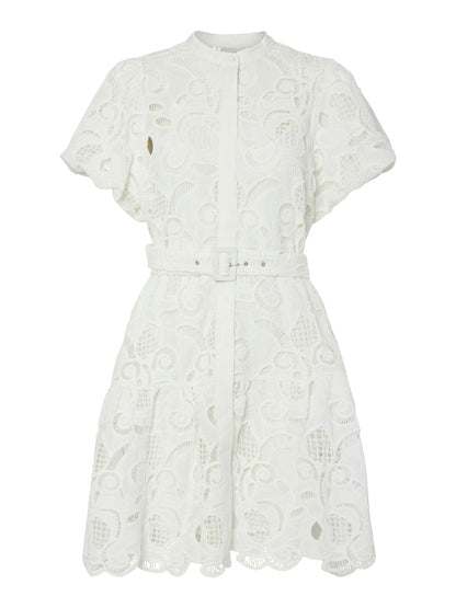 YASSANA SS DRESS - STAR WHITE