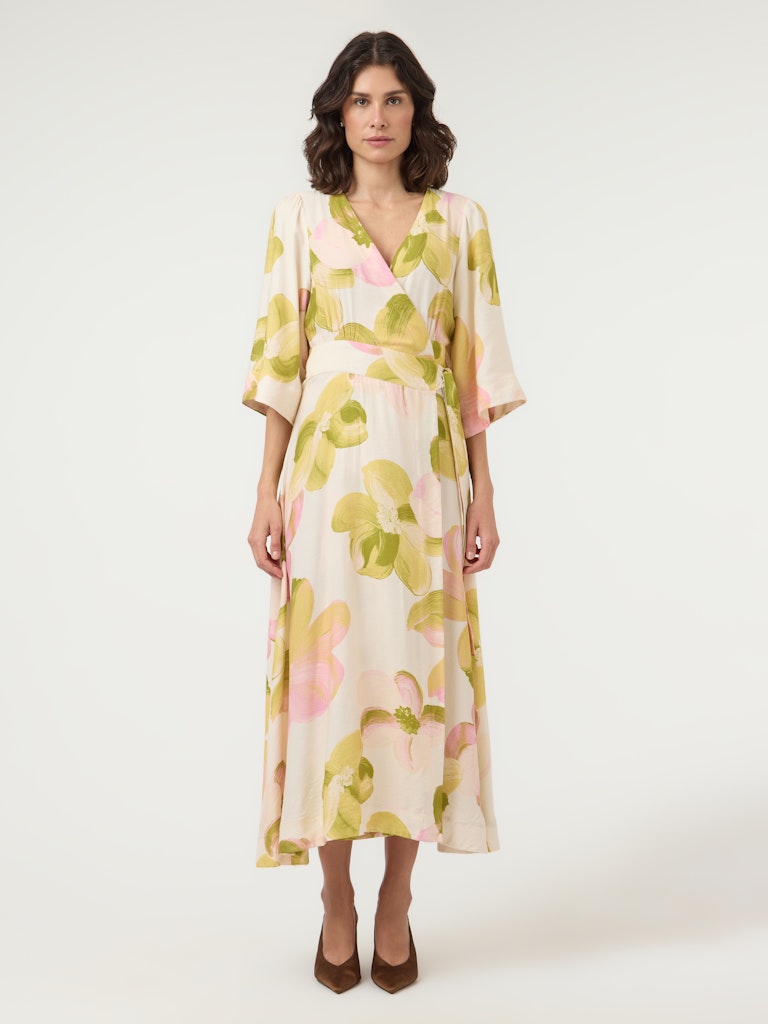 YASMARGA 3/4 WRAP DRESS