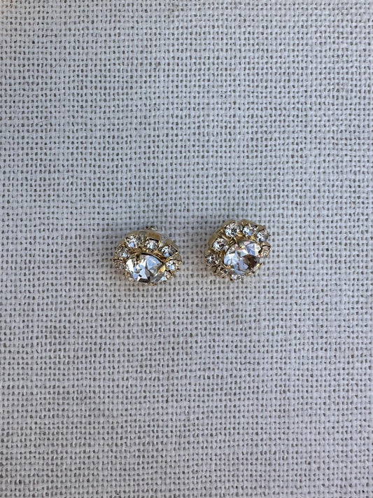 Petit Fleur Studs - Silver Shade