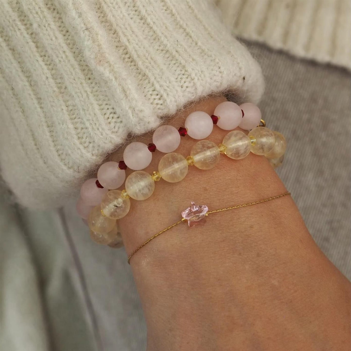 Raw Dust Blush Bracelet