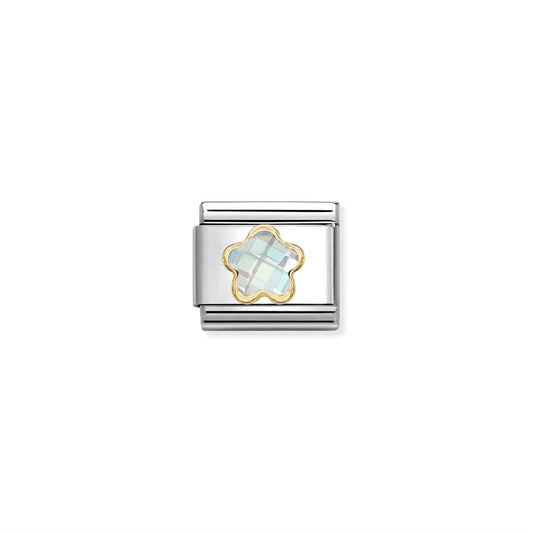 LINK, WHITE FLOWER IN GOLD
