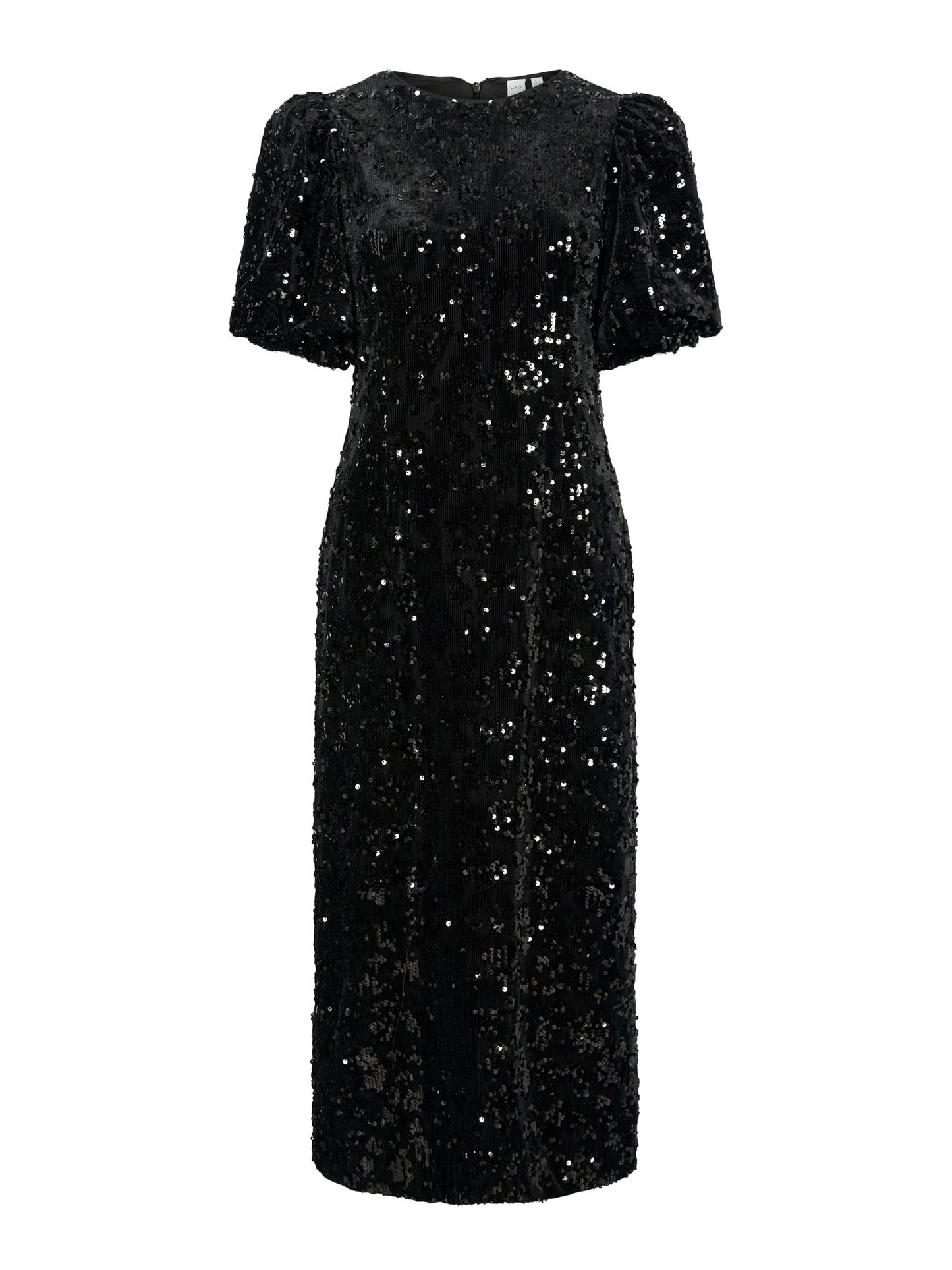YASSOFIE SEQUIN MIDI DRESS - SEQUINS