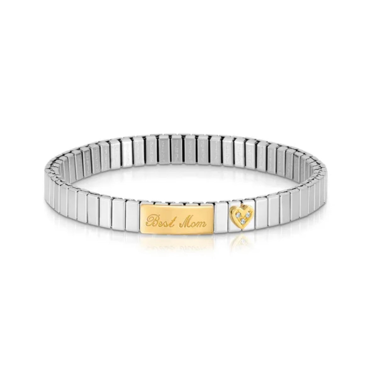 STRETCH BRACELET - BEST MOM IN GOLD
