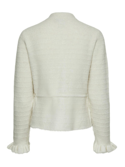 YASTHELLIS LS KNIT CARDIGAN - BIRCH