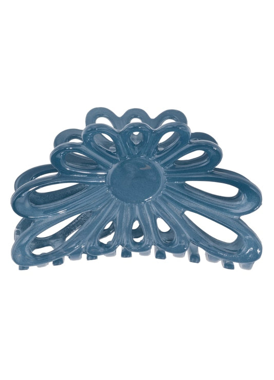 Flower Claw 8cm - Jeans blue