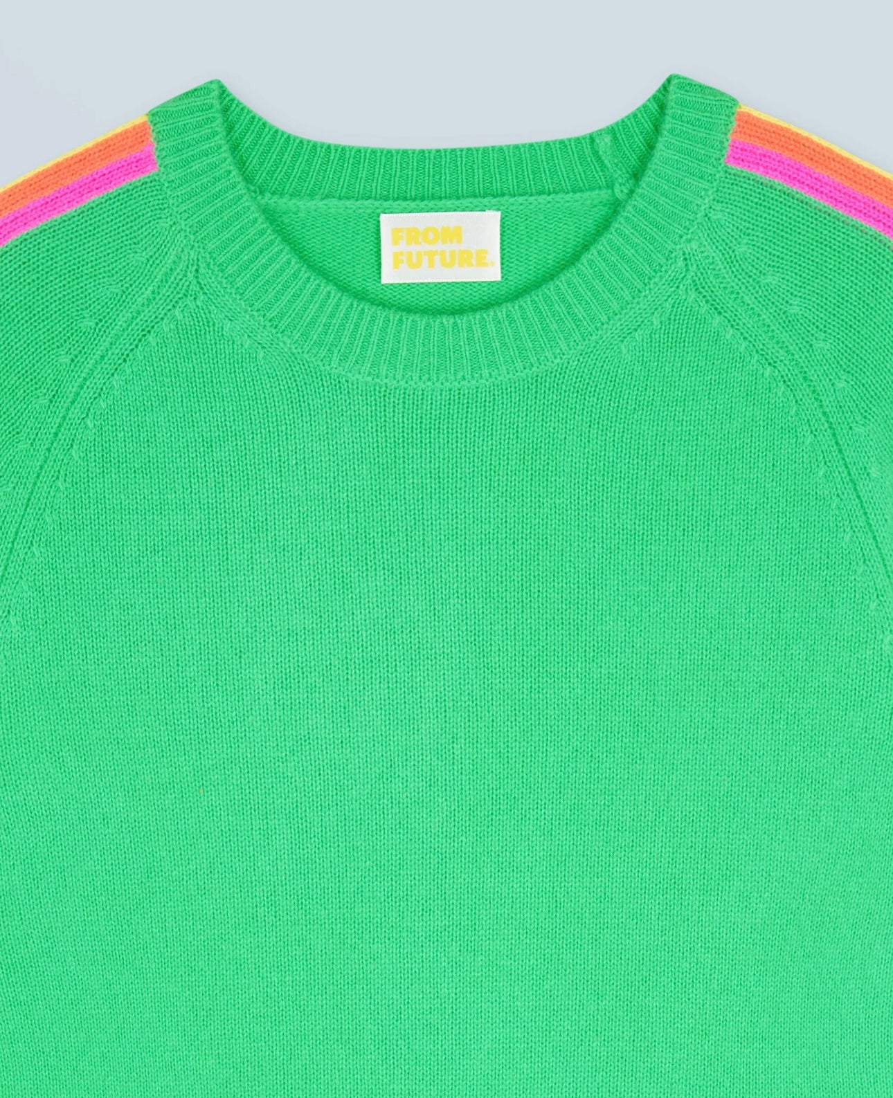 Crewneck Sweater Multicolor Stripes - Utopic Green