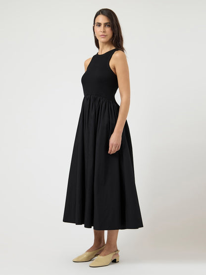 YASMIRI LONG DRESS NOOS - BLACK