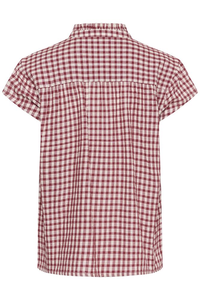 BjankaPW Blouse - Burnt Russet Check
