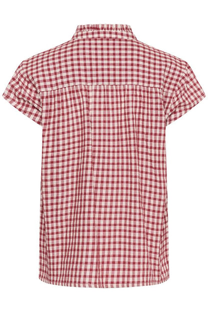 BjankaPW Blouse - Burnt Russet Check