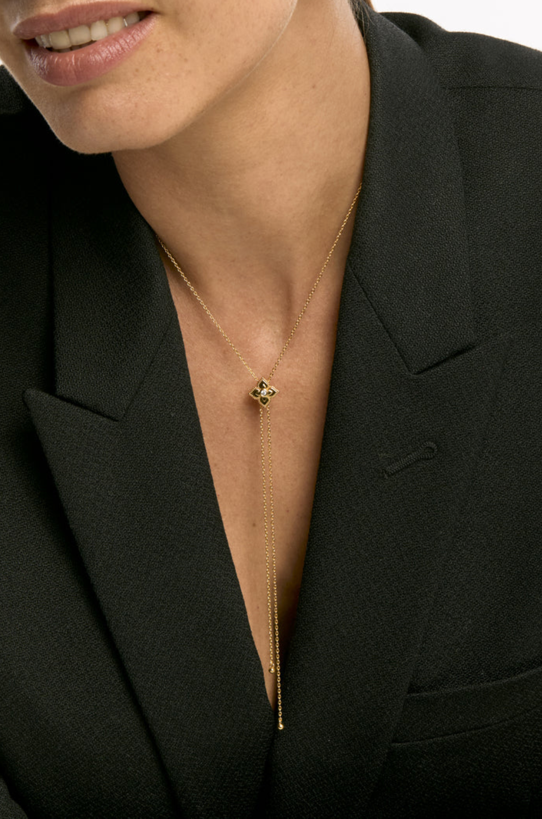 Lotus Bolo Necklace
