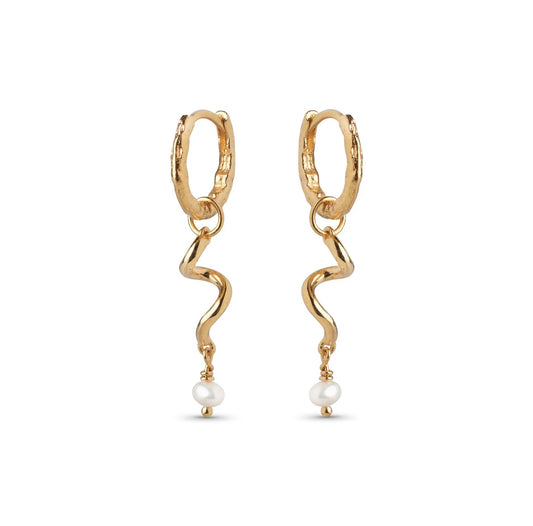 Twist Gold Hoops