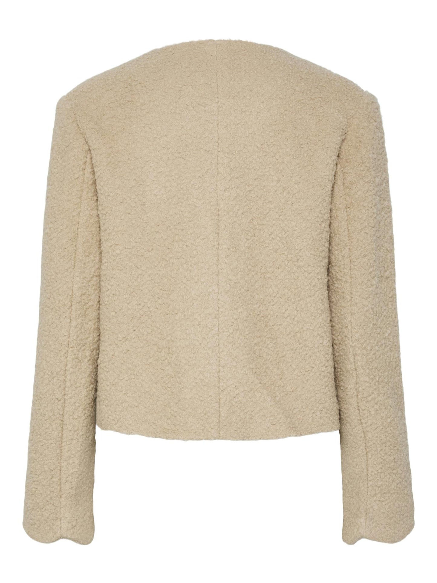 YASSERANA WOOL MIX JACKET - SANDSHELL